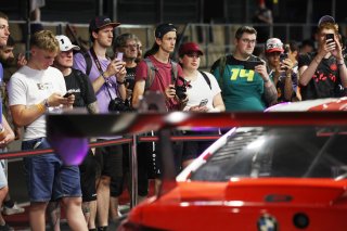 Pitlane walk at night 