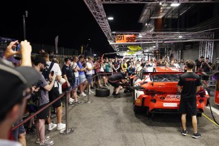 Pitlane walk at night 