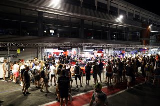 Pitlane walk at night 