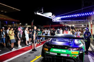 Pitlane walk at night 