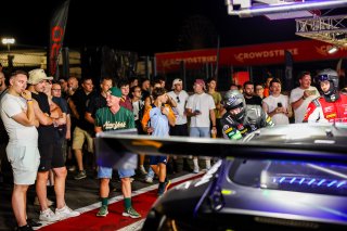 Pitlane walk at night 