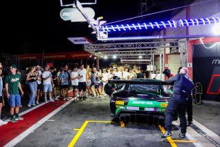 Pitlane walk at night 