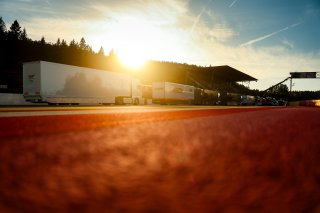 Teams for the CrowdStrike 24 Hours of Spa arrive at the circuit 