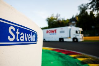 Teams for the CrowdStrike 24 Hours of Spa arrive at the circuit 