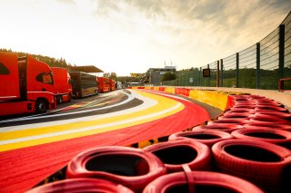 Teams for the CrowdStrike 24 Hours of Spa arrive at the circuit 