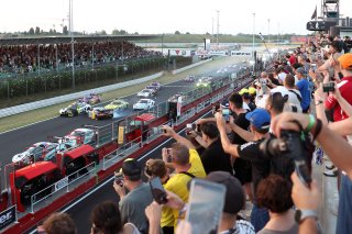 Start of Race 1 in Misano