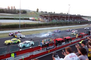 Start of Race 1 in Misano
