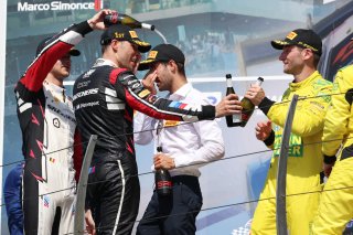 #32 - Team WRT - Kelvin VAN DER LINDE - BMW M4 GT3 EVO and #48 - Winward Racing - Maro ENGEL - Mercedes-AMG GT3 EVO