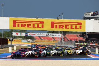 Start of Race 2 in Misano 