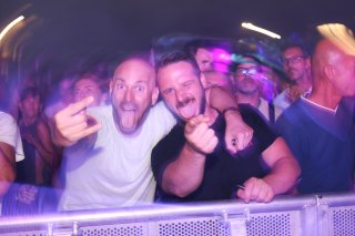 Fans at Planet Funk performing at Misano World Circuit