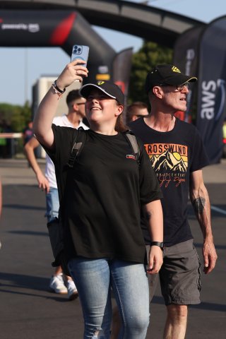 Fans in the Paddock