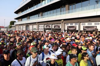 Fans at the Pitwalk