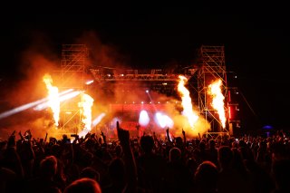 Planet Funk performs at Misano World Circuit