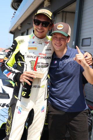 #46 - Team WRT - Max HESSE - Valentino ROSSI - BMW M4 GT3 EVO - ROWE pole position 