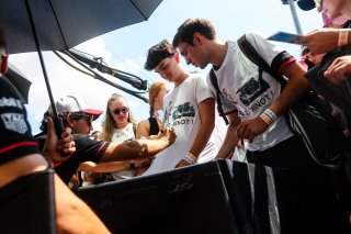 Fans on the Pit Walk 