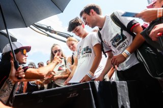 Fans in the Pit Walk and autograph session 