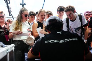 Fans on the Pit Walk 