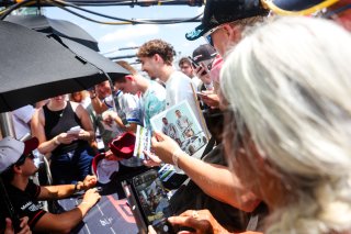 Fans on the Pit Walk 