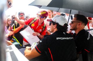 Fans in the Pit Walk and autograph session 