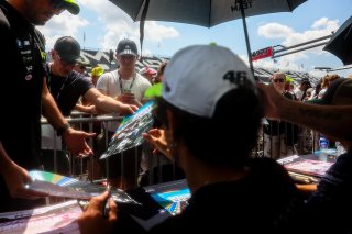 Fans on the Pit Walk 