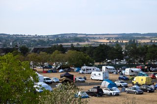 Fans camping at Magny-Cours 