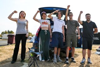 Fans camping at Magny-Cours 
