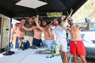 Fans camping at Magny-Cours 