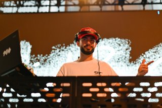 DJ at the party in the paddock