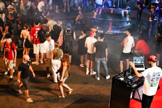 DJ at the party in the paddock