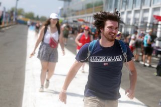 Fans on the Pit Walk at Magny Cours