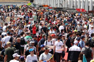 Fans on the Pit Walk at Magny Cours