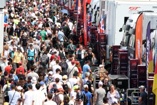 Fans on the Pit Walk at Magny Cours