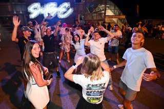Party in the paddock