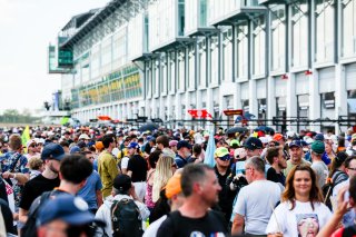 Fans on the Pit Walk 