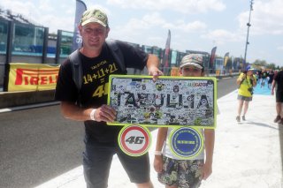 Fans on the Pit Walk at Magny Cours
