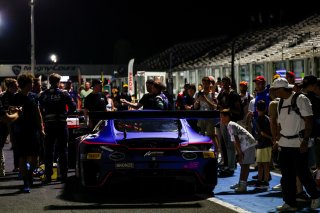 Pit and Track Walk by night 