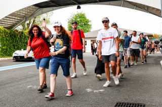 Fans on the Pit Walk