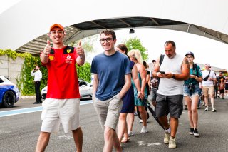 Fans on the Pit Walk
