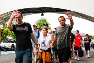 Fans on the Pit Walk