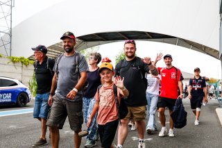 Fans on the Pit Walk
