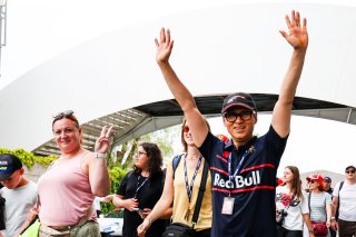 Fans on the Pit Walk