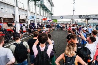 Fans on the Pit Walk
