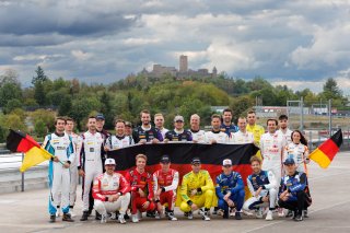 German drivers competing at the Nurburgring