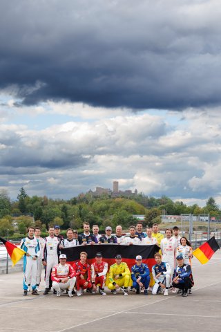 German drivers competing at the Nurburgring