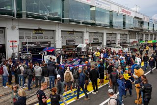 Fans pit walk