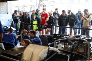 Fans pit walk