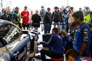 Fans pit walk