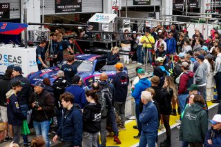 Fans pit walk