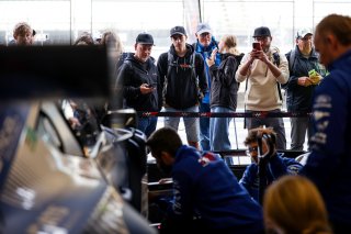 Fans pit walk