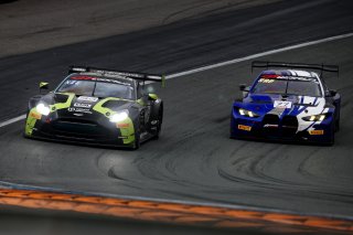 #34 - Walkenhorst Motorsport - Jamie Day - Mateo Villagomez - Aston Martin Vantage AMR GT3 EVO and #77 - KPX Motorsport - Jon Rappange - David Pittard - BMW M4 GT3 EVO
